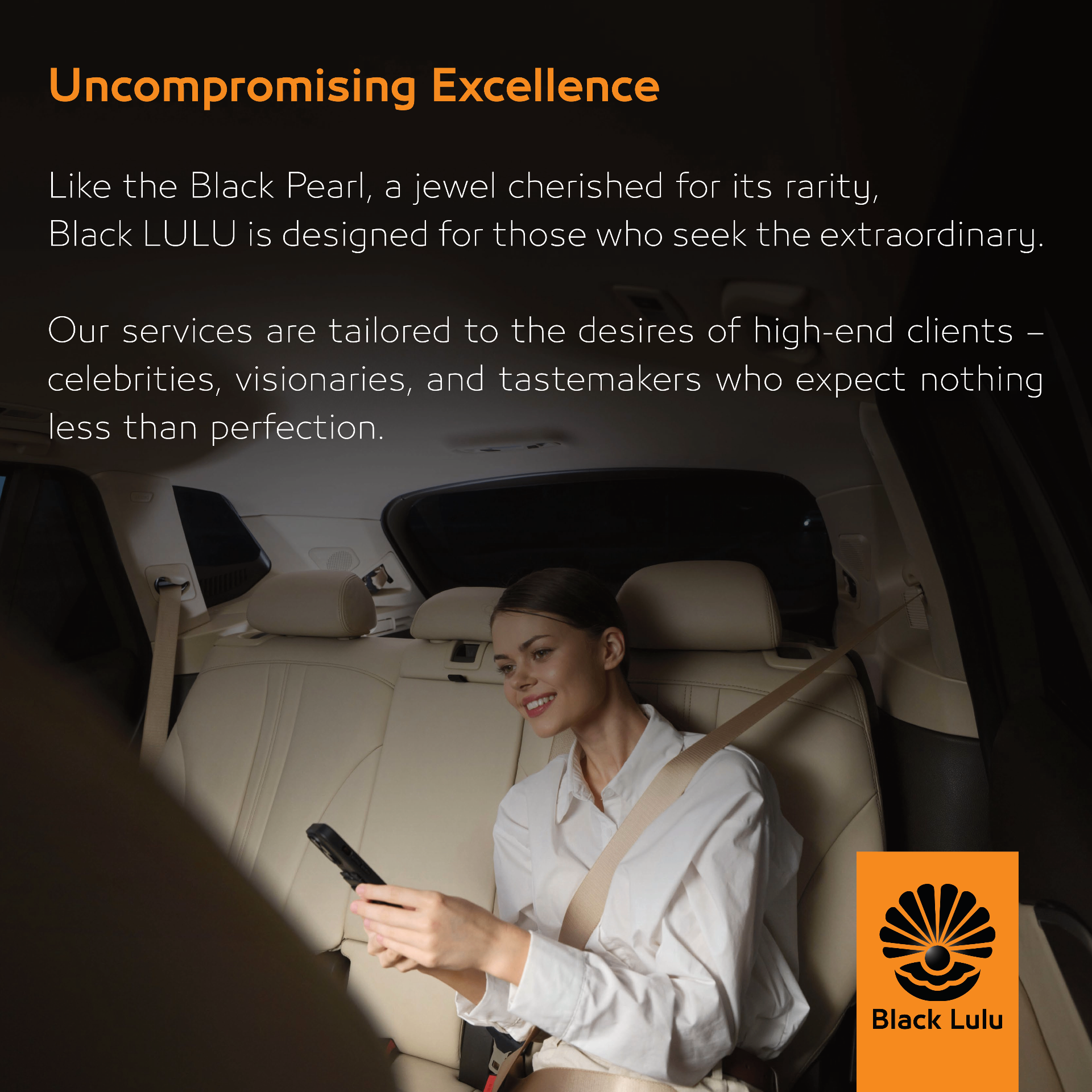 Uncompromising Excellence — Black Lulu, designed for those who seek the extraordinary